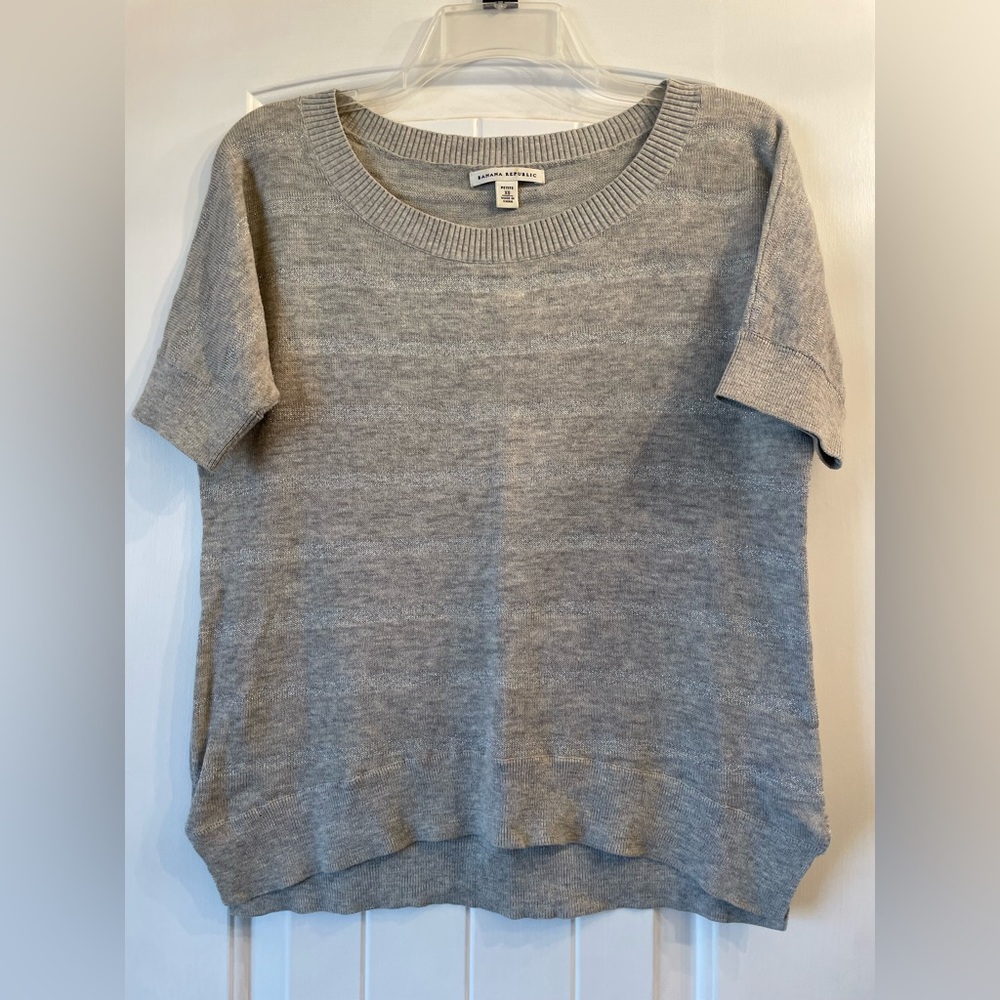 Banana Republic shimmer sweater, size PXS